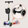 Trotineta pentru copii, Lionelo, Mey, Ultrapliabila, Cu lumini si cosulet, Maner ajustabil pe inaltime, 3 ani+, Pana la 50 Kg, Ultra usor, 2.8 kg, Conform cu standardul EN71-1/2/3, Certificata Intertek, Bej - 27