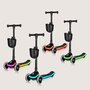 Trotineta pentru copii, Lionelo, Mey, Ultrapliabila, Cu lumini si cosulet, Maner ajustabil pe inaltime, 3 ani+, Pana la 50 Kg, Ultra usor, 2.8 kg, Conform cu standardul EN71-1/2/3, Certificata Intertek, Bej - 31