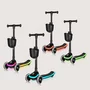 Trotineta pentru copii, Lionelo, Mey, Ultrapliabila, Cu lumini si cosulet, Maner ajustabil pe inaltime, 3 ani+, Pana la 50 Kg, Ultra usor, 2.8 kg, Conform cu standardul EN71-1/2/3, Certificata Intertek, Bej - 30