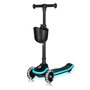 Trotineta pentru copii, Lionelo, Mey, Ultrapliabila, Cu lumini si cosulet, Maner ajustabil pe inaltime, 3 ani+, Pana la 50 Kg, Ultra usor, 2.8 kg, Conform cu standardul EN71-1/2/3, Certificata Intertek, Negru - 6