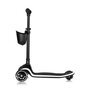 Trotineta pentru copii, Lionelo, Mey, Ultrapliabila, Cu lumini si cosulet, Maner ajustabil pe inaltime, 3 ani+, Pana la 50 Kg, Ultra usor, 2.8 kg, Conform cu standardul EN71-1/2/3, Certificata Intertek, Negru - 11