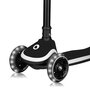 Trotineta pentru copii, Lionelo, Mey, Ultrapliabila, Cu lumini si cosulet, Maner ajustabil pe inaltime, 3 ani+, Pana la 50 Kg, Ultra usor, 2.8 kg, Conform cu standardul EN71-1/2/3, Certificata Intertek, Negru - 15