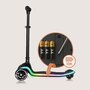 Trotineta pentru copii, Lionelo, Mey, Ultrapliabila, Cu lumini si cosulet, Maner ajustabil pe inaltime, 3 ani+, Pana la 50 Kg, Ultra usor, 2.8 kg, Conform cu standardul EN71-1/2/3, Certificata Intertek, Negru - 17