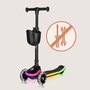 Trotineta pentru copii, Lionelo, Mey, Ultrapliabila, Cu lumini si cosulet, Maner ajustabil pe inaltime, 3 ani+, Pana la 50 Kg, Ultra usor, 2.8 kg, Conform cu standardul EN71-1/2/3, Certificata Intertek, Negru - 22