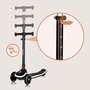 Trotineta pentru copii, Lionelo, Mey, Ultrapliabila, Cu lumini si cosulet, Maner ajustabil pe inaltime, 3 ani+, Pana la 50 Kg, Ultra usor, 2.8 kg, Conform cu standardul EN71-1/2/3, Certificata Intertek, Negru - 24
