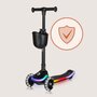 Trotineta pentru copii, Lionelo, Mey, Ultrapliabila, Cu lumini si cosulet, Maner ajustabil pe inaltime, 3 ani+, Pana la 50 Kg, Ultra usor, 2.8 kg, Conform cu standardul EN71-1/2/3, Certificata Intertek, Negru - 27