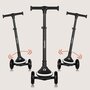 Trotineta pentru copii, Lionelo, Mey, Ultrapliabila, Cu lumini si cosulet, Maner ajustabil pe inaltime, 3 ani+, Pana la 50 Kg, Ultra usor, 2.8 kg, Conform cu standardul EN71-1/2/3, Certificata Intertek, Negru - 28