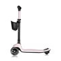 Trotineta pentru copii, Lionelo, Mey, Ultrapliabila, Cu lumini si cosulet, Maner ajustabil pe inaltime, 3 ani+, Pana la 50 Kg, Ultra usor, 2.8 kg, Conform cu standardul EN71-1/2/3, Certificata Intertek, Roz - 11