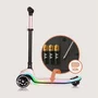Trotineta pentru copii, Lionelo, Mey, Ultrapliabila, Cu lumini si cosulet, Maner ajustabil pe inaltime, 3 ani+, Pana la 50 Kg, Ultra usor, 2.8 kg, Conform cu standardul EN71-1/2/3, Certificata Intertek, Roz - 17