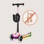 Trotineta pentru copii, Lionelo, Mey, Ultrapliabila, Cu lumini si cosulet, Maner ajustabil pe inaltime, 3 ani+, Pana la 50 Kg, Ultra usor, 2.8 kg, Conform cu standardul EN71-1/2/3, Certificata Intertek, Roz - 21