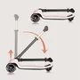 Trotineta pentru copii, Lionelo, Mey, Ultrapliabila, Cu lumini si cosulet, Maner ajustabil pe inaltime, 3 ani+, Pana la 50 Kg, Ultra usor, 2.8 kg, Conform cu standardul EN71-1/2/3, Certificata Intertek, Roz - 22