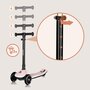 Trotineta pentru copii, Lionelo, Mey, Ultrapliabila, Cu lumini si cosulet, Maner ajustabil pe inaltime, 3 ani+, Pana la 50 Kg, Ultra usor, 2.8 kg, Conform cu standardul EN71-1/2/3, Certificata Intertek, Roz - 23