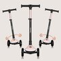Trotineta pentru copii, Lionelo, Mey, Ultrapliabila, Cu lumini si cosulet, Maner ajustabil pe inaltime, 3 ani+, Pana la 50 Kg, Ultra usor, 2.8 kg, Conform cu standardul EN71-1/2/3, Certificata Intertek, Roz - 27