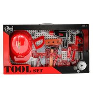 Trusa de scule copii, Tegole, Pentru atelier, Cu casca, 3 ani+, Multicolor