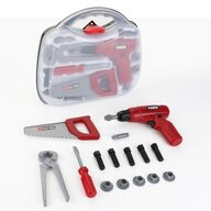 Trusa de scule copii, Tegole, Pentru atelier, In cutie, Cu fierastrau, 3 ani+, Multicolor