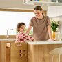 Turn de invatare Montessori, Lionelo, Cass, Functie de raft pentru carti, Pana la 30 kg, 12 luni - 6 ani, Din MDF si furnir, 3 trepte de inaltime, Alb - 10