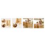Turn de invatare Montessori, Lionelo, Cass, Functie de raft pentru carti, Pana la 30 kg, 12 luni - 6 ani, Din MDF si furnir, 3 trepte de inaltime, Natur - 13