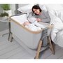 Tutti bambini - – Patut 2 in 1 co-sleeper CoZee Oak & Sterling Silver - 10