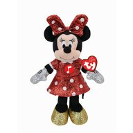 Ty - PLUS  25CM BEANIE BABIES DISNEY MINNIE CU SCLIPICI SI SUNETE