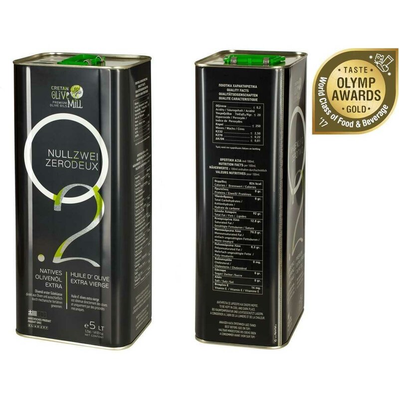 Cretan mill - ulei o2, de masline extravirgin, 5l