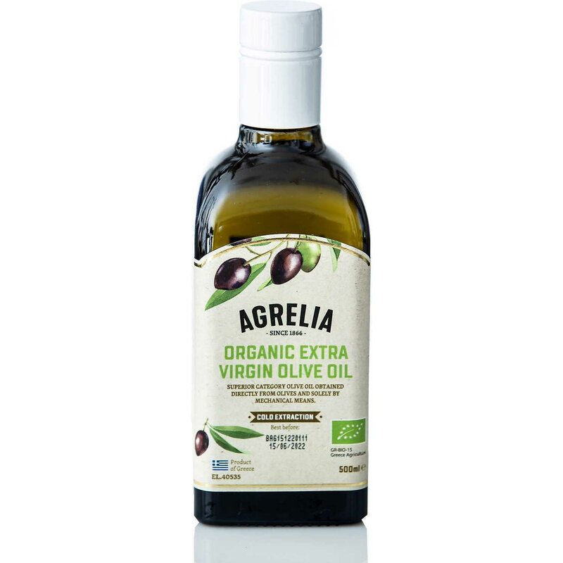 Cretan Mill - Ulei Organic Agrelia, 500 ml, De masline extravirgin