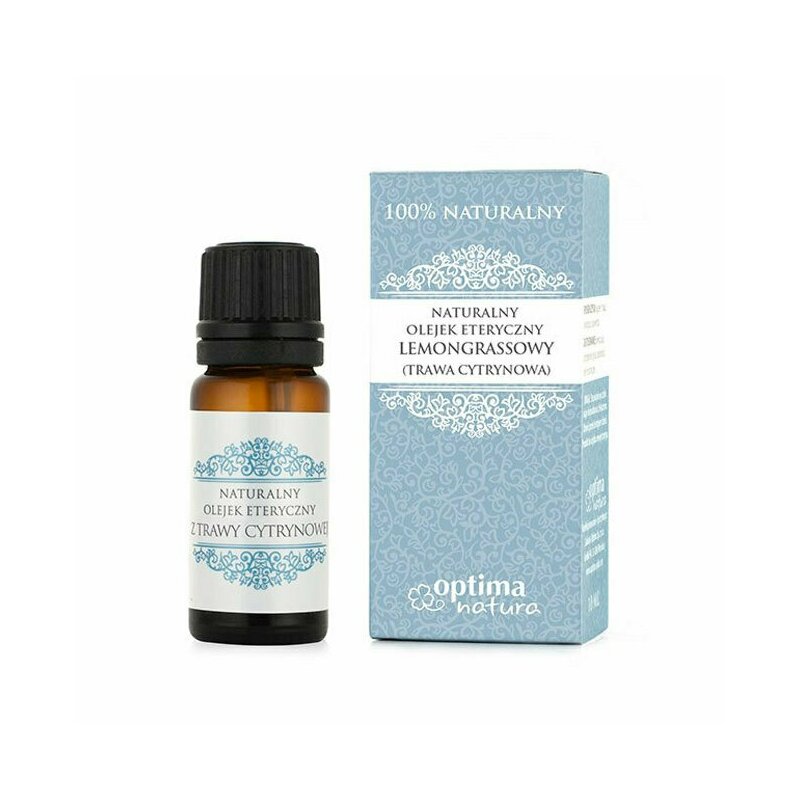 Optima natura - ulei esential de lemongrass, , 10 ml, pentru dureri musculare, depresie, memorie