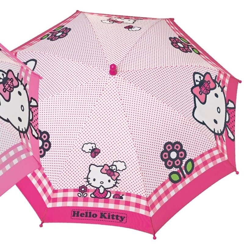 Umbrela manuala (2 modele) - hello kitty