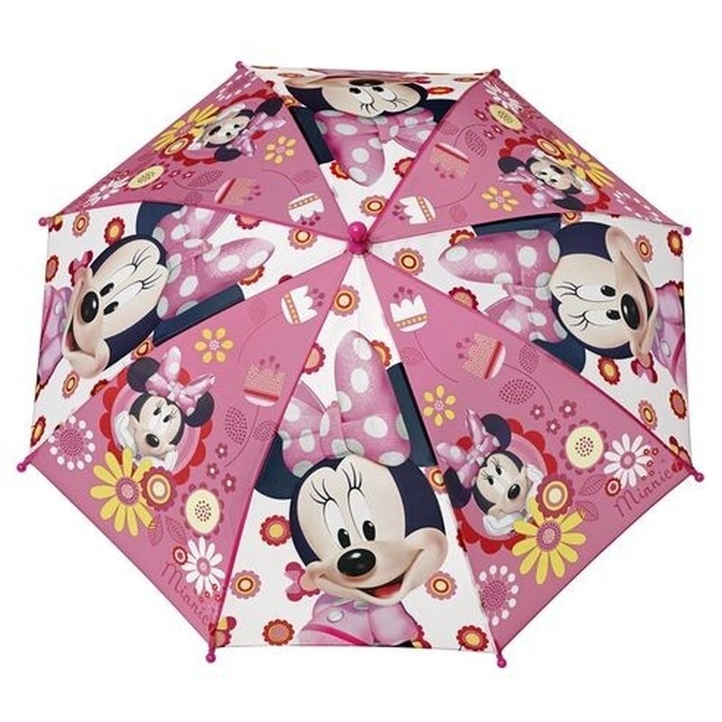 Umbrela manuala baston (2 modele) - minnie si mickey