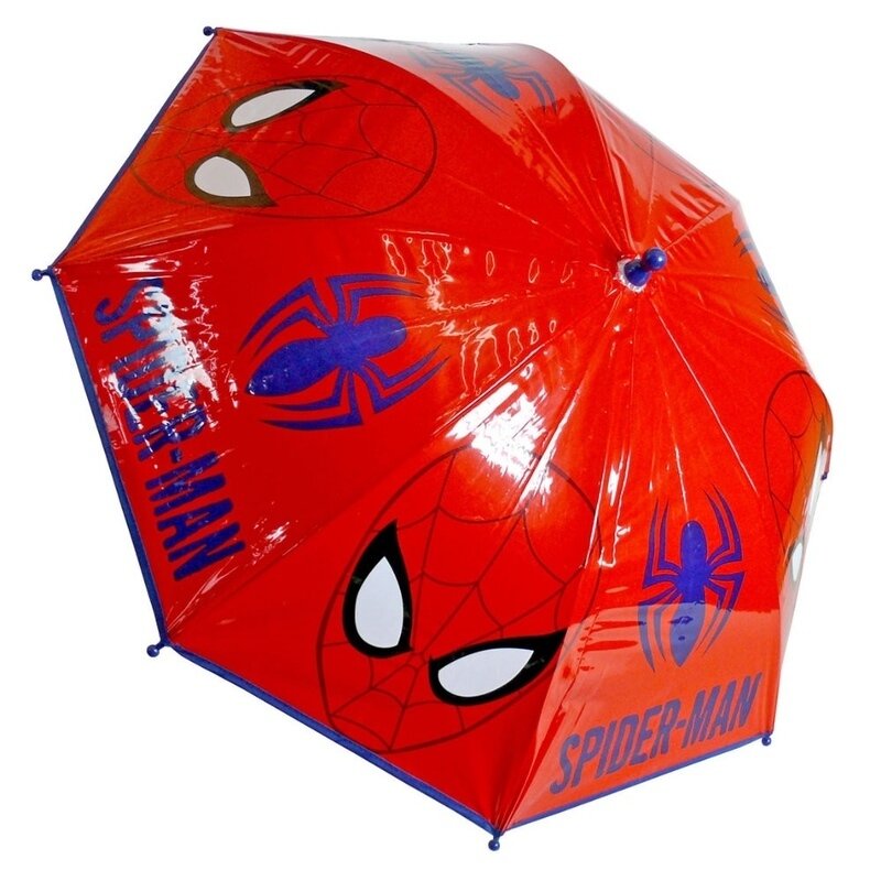Umbrela manuala spiderman rosu