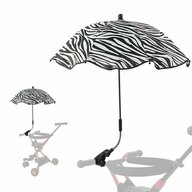 Bebumi - Umbrela pentru carucior, Imprimeu Zebra, 65.5cm