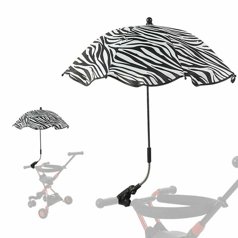 Bebumi - umbrela pentru carucior, imprimeu zebra, 65.5cm
