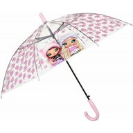 Perletti - Umbrela  Surprise automata rezistenta la vant transparenta 45 cm