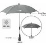 Umbreluta de soare ajustabila pentru carucior copii, Cu protectie solara impotriva radiatiilor UV 50+,  Rezistenta la apa, FreeON, Dark Grey - 2