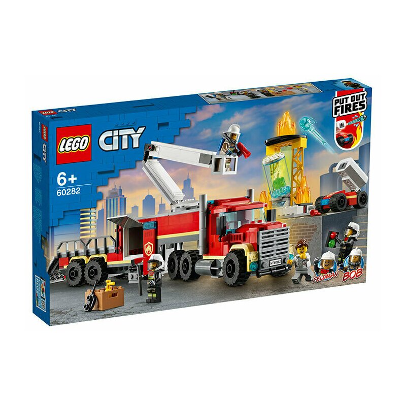 LEGO - Set de constructie Unitate de comanda a pompierilor ® City, pcs 380