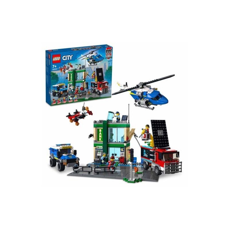 Lego - urmarirea cu politia de la banca