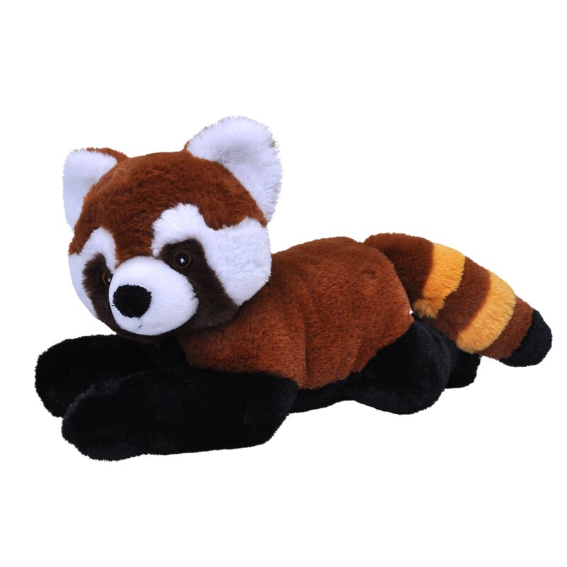 Wild republic - urs panda rosu ecokins - jucarie plus 30 cm