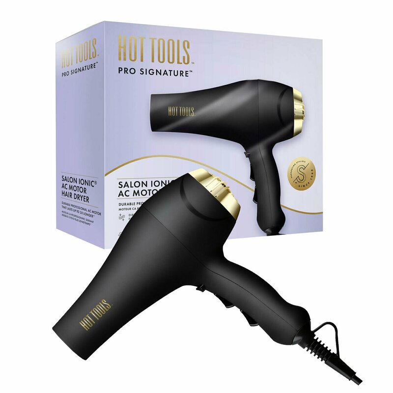 Hot tools - uscator de par salon ionic ac motors, 2000 w, tehnologie direct ion, pro signature, htdr5581uke