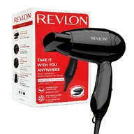 Revlon - Uscator de par  Travel RVDR5305E2, 2 viteze, 2 trepte de temperatura