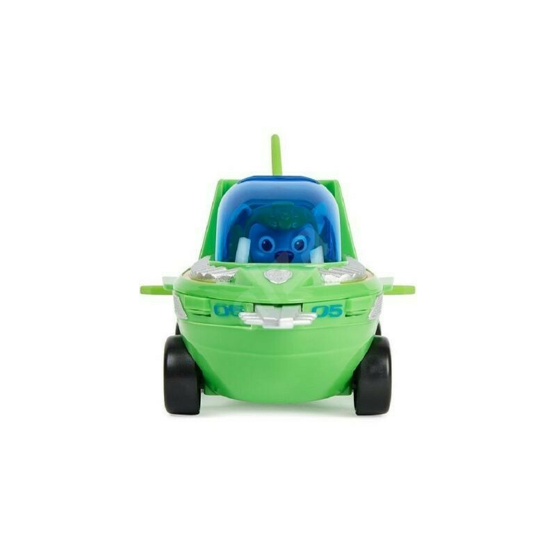 Vehicul patrula catelusilor aqua pups cu figurina rocky