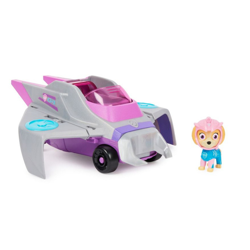 Vehicul patrula catelusilor aqua pups cu figurina skye