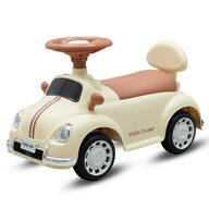 Vehicul ride-on, Baby Mix, Cruiser, Pana la 25 kg, Cu  melodii si lumini LED, +2 ani, Beige
