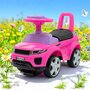 Vehicul ride-on, Baby Mix, Pana la 27 kg, Cu sezut moale din piele ecologica, Cu spatiu de depozitare, Cu melodii, 12 luni+, Pink - 2