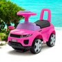 Vehicul ride-on, Baby Mix, Pana la 27 kg, Cu sezut moale din piele ecologica, Cu spatiu de depozitare, Cu melodii, 12 luni+, Pink - 3