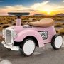 Vehicul ride-on, Baby Mix, Retro, Pana la 25 kg, Cu spatiu de depozitare, 12-36 luni, Pink - 6