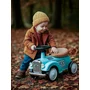 Vehicul ride-on, Baby Mix, Retro, Pana la 25 kg, Cu spatiu de depozitare, 12-36 luni, Turquoise - 4