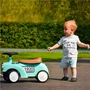 Vehicul ride-on, Baby Mix, Retro, Pana la 25 kg, Cu spatiu de depozitare, 12-36 luni, Turquoise - 2