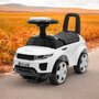 Vehicul ride-on, Baby Mix, SUV, Pana la 27 kg, Cu sezut moale din piele ecologica, Cu spatiu de depozitare, Cu melodii, 12+ luni, White - 3
