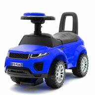 Vehicul ride-on, Baby Mix, SUV, Pana la 27 kg, Cu spatiu de depozitare, Cu melodii, 12-36 luni, Blue