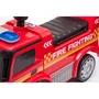 Vehicul ride-on, BabyTrold, Masina de pompieri, Model Mercedes, Cu lumini si sunete, Spatiu pentru depozitare, 12 luni+, 62.5x28.5x45 cm, Rosu - 9
