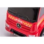 Vehicul ride-on, BabyTrold, Masina de pompieri, Model Mercedes, Cu lumini si sunete, Spatiu pentru depozitare, 12 luni+, 62.5x28.5x45 cm, Rosu - 18